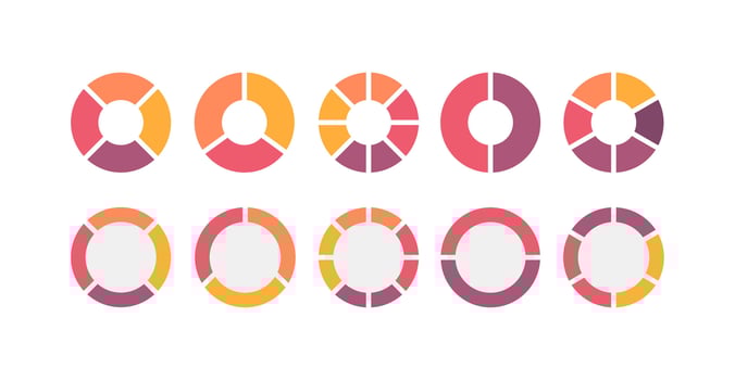 Business Graphic Vector Set . Garphic Statistic Business . Infographic Vector