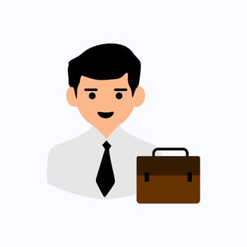 Business Illustration Element Vector . Person Business Illustration .