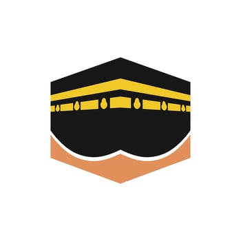 Makkah Illustration Element Vector . Mecca Illustration . kaaba Element Vector