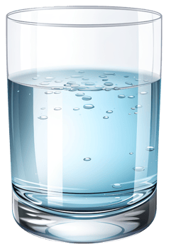 water glass drink ai generative png