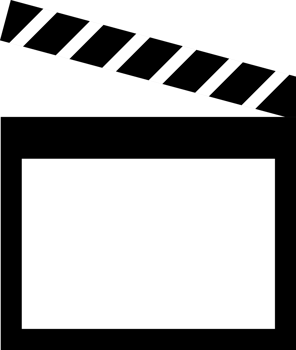 clapperboard movie film icon png