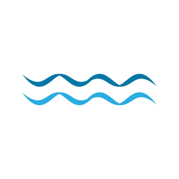 Wave Logo Element Vector . Ocean Wave Logo .
