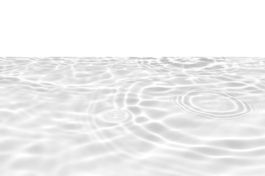 Defocus blurred transparent white colored clear calm water surface texture with splashes reflection. Trendy abstract nature background. Water waves in sunlight with copy space. Blue watercolor shine. png