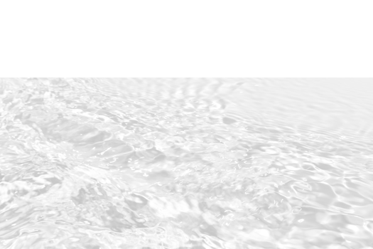 Defocus blurred transparent white colored clear calm water surface texture with splashes reflection. Trendy abstract nature background. Water waves in sunlight with copy space. Blue watercolor shine. png