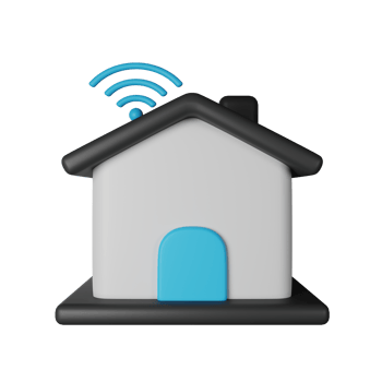 Smart Control 3D Render Icon Illustration png