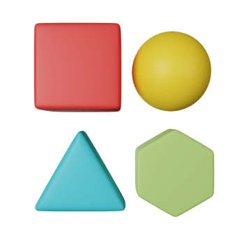 Shape 3D Render Icon Illustration png