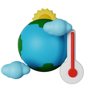Warm 3D Render Icon Illustration png