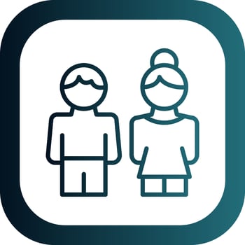 Children Vector Icon Design