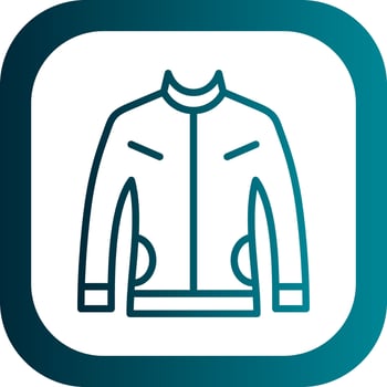 Leather jacket Vector Icon Design