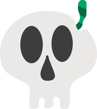 skull on halloween, halloween festival elements. png