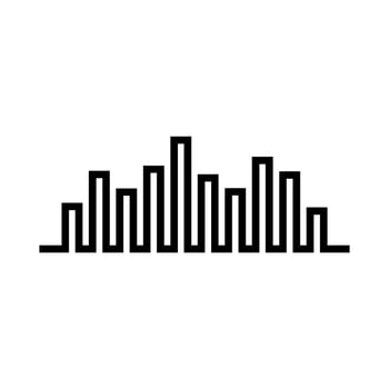 Audio Wave Visualizer Element Vector , Sound Music Equalizer