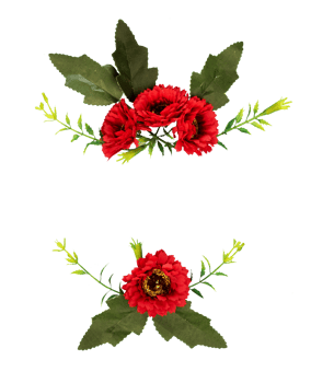 beauty flower christmas decoration copy space png