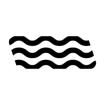 Memphis Line Wavy Vector Element . Memphis Wavy Background .