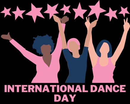 International Dance Day illustration vector