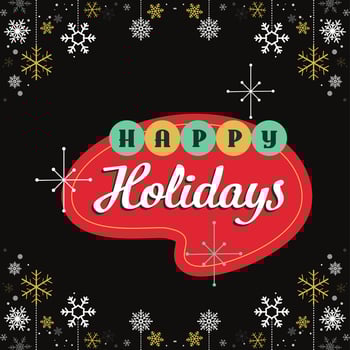 Happy Holiday design vector