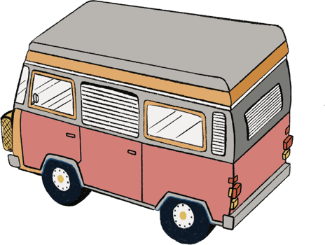 Picnic travel caravan camping png