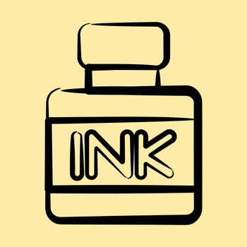 Icon ink. Indonesian general election elements. Icons in hand drawn style. Good for prints, posters, infographics, etc. vector