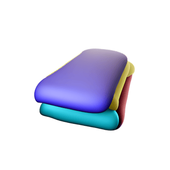 blanket 3d rendering icon illustration png