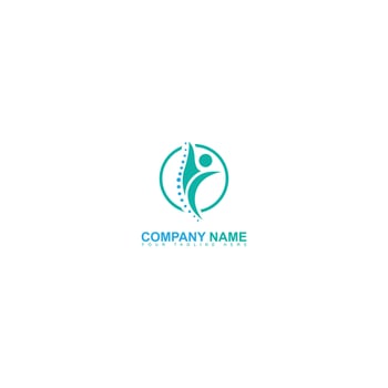 human health care logo, physiotherapy logo, human happy logo vector