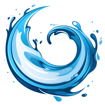 water splatter colorful ai generative png