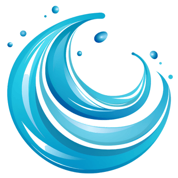 water splatter colorful ai generative png