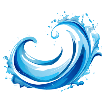 water splatter colorful ai generative png