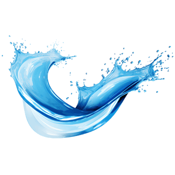 water splatter colorful ai generative png