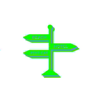 Signboard Vector Icon