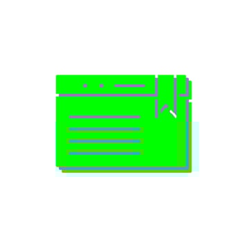Unique Bookmarking Services Vector Icon