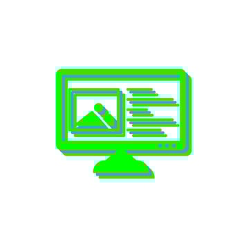 Unique Content Planning Vector Icon