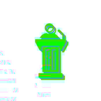 Podium Vector Icon