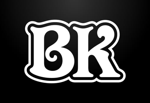 Initial Letter B K Logo Design Vector. Graphic Alphabet Symbol For Corporate Business vector