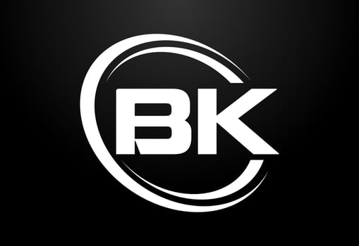 Initial Letter B K Logo Design Vector. Graphic Alphabet Symbol For Corporate Business vector