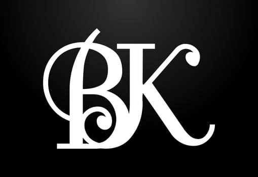 Initial Letter B K Logo Design Vector. Graphic Alphabet Symbol For Corporate Business vector