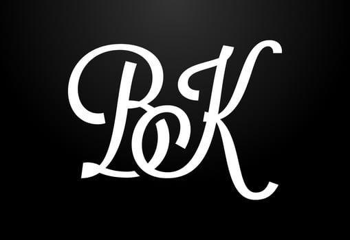 Initial Letter B K Logo Design Vector. Graphic Alphabet Symbol For Corporate Business vector