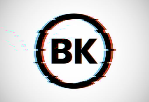 Initial Letter B K Logo Design Vector. Graphic Alphabet Symbol For Corporate Business vector