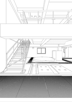 3D illustration of industrial building vector