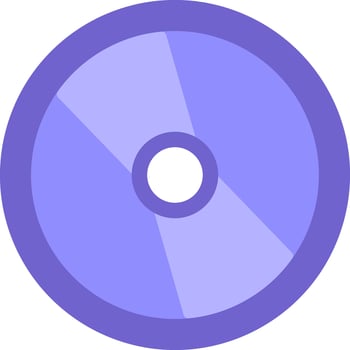 Compact Disk Vector Icon Design