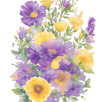 Seamless pattern with flower png