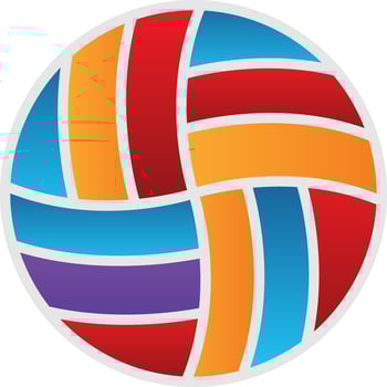 Volleyball Vector Icon Design