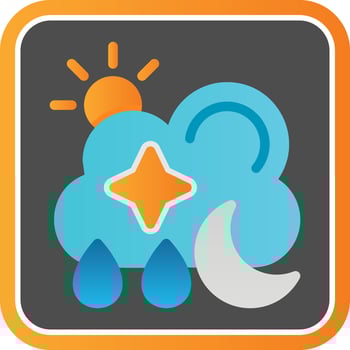 Weather App Vector Icon Design
