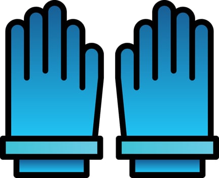 Gloves Vector Icon Design