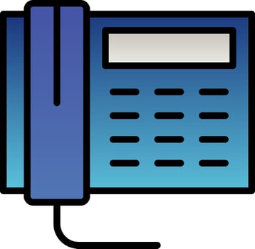 Telephone Vector Icon Design