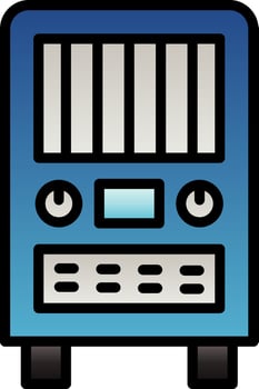 Air Conditioner Vector Icon Design