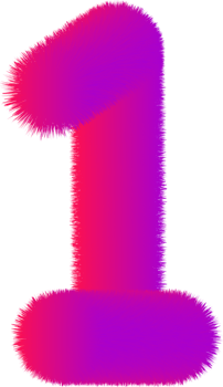 Number illustration. Hand drawn picture png