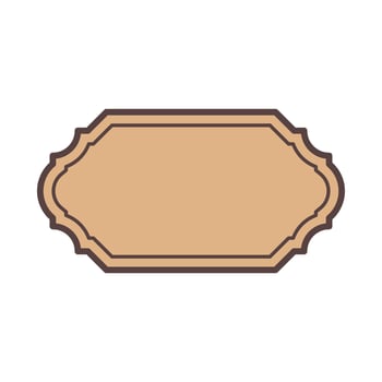 Retro Label Element Vector . Vintage Label Element .