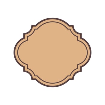 Retro Label Element Vector . Vintage Label Element .