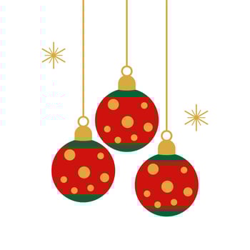 Christmas Decoration Element Illustration Template vector