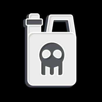 Icon Chemical Tank. related to Biochemistry symbol. glossy style. simple design editable. simple illustration vector