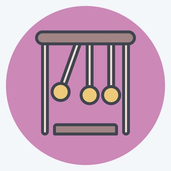 Icon Physic. related to Biochemistry symbol. color mate style. simple design editable. simple illustration vector